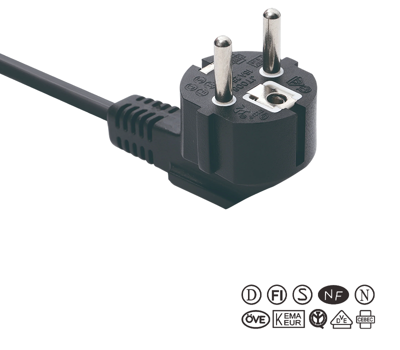 Treoir Corda Cumhachta Leictrí: Cineálacha, IEC 60320 & Caighdeáin Dhomhanda Breiseán